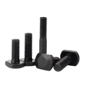 Grade 6.8 Carbon Steel Blackened T-Head Clamping Bolts