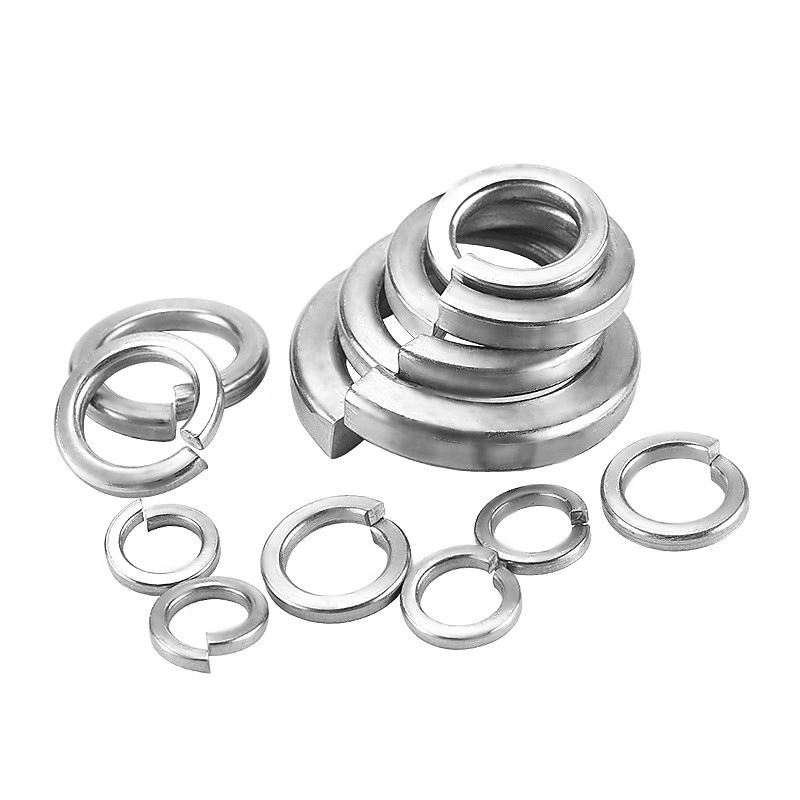 201 Stainless Steel Split Spring Lock Washers, M3-M30