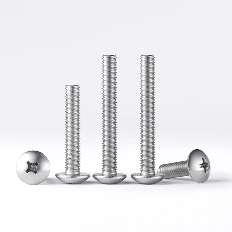 201 Stainless Steel Phillips Truss Head Machine Screws, M3-M8
