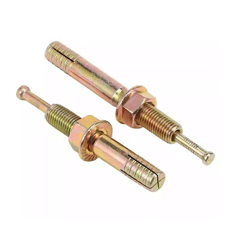 Grade 4.8 Yellow Zinc-Plated Hammer-Drive Expansion Anchor Bolts