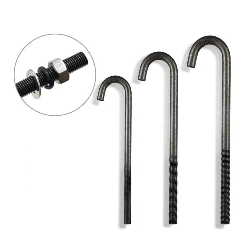 Embedded Hook Foundation Anchor Bolts, L / J Type