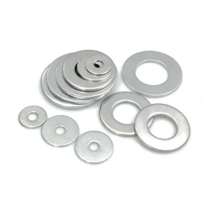 Grade 8 Zinc-Plated Iron Flat Washers, GB97, Large and Thick Options, M3-M30