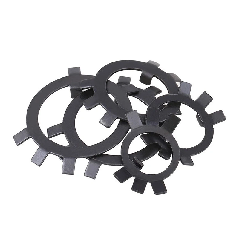 GB858 Six-Tab Lock Washers for Round Nuts, M10-M250
