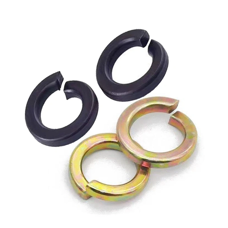 Grade 8 Blackened Stainless Steel Spring Washers, Japanese-Standard Type, M6 / M8 / M10 / M20