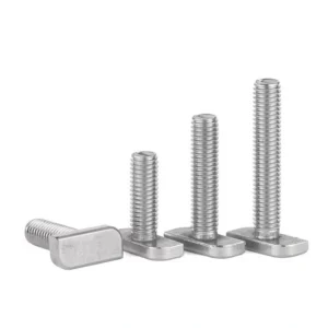 304 Stainless Steel T-Bolts for Aluminium Profiles and Solar Slots, 14.5 / 18 / 23 Heads