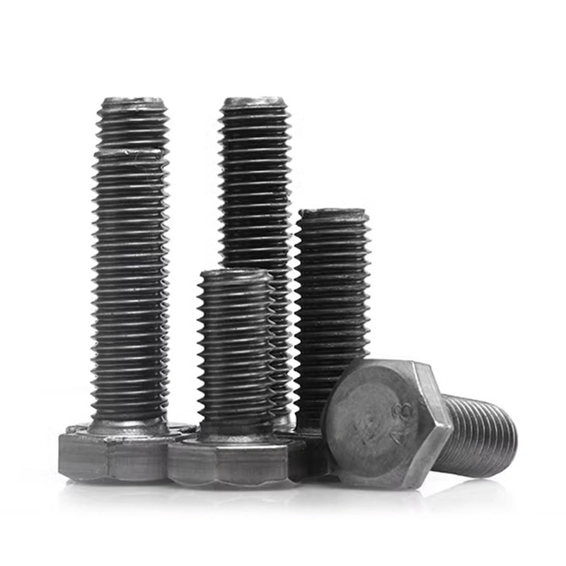 Grade 4.8 Plain Iron Hex Head Bolts, Extended-Length Versions, M6 / M8 / M10 / M12