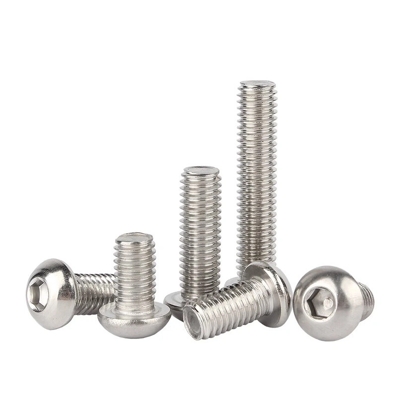 201 Stainless Steel Hex Socket Button Head Screws