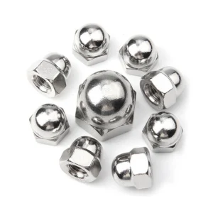 304 / 201 / 316 Stainless Steel Domed Cap Nuts, GB923, M3-M24