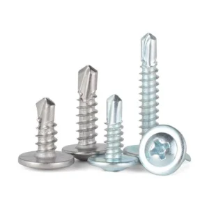 410 / 304 Stainless Steel Phillips Round Washer Head Self-Drilling Screws