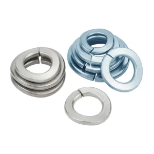 304 Stainless Steel / Zinc-Plated Carbon Steel Curved Spring Washers, DIN128