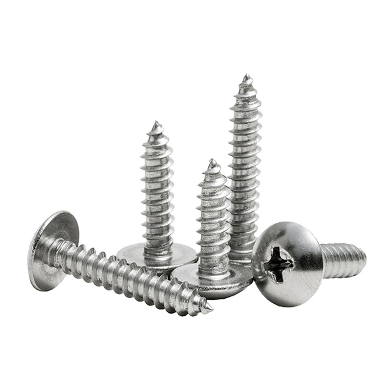 304 Stainless Steel Phillips Truss Head Self-Tapping Wood Screws