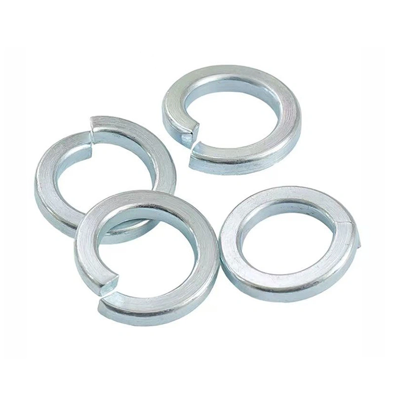 GB7244 Heat-Treated Heavy-Duty Split Spring Washers, Blackened and Zinc-Plated Options