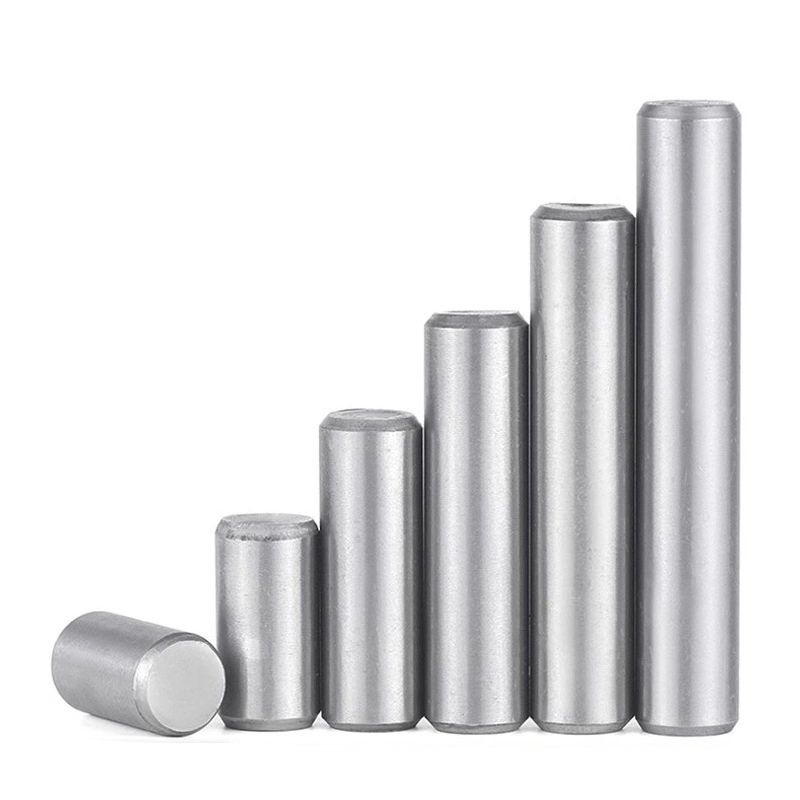 GB119 Carbon Steel Solid Dowel Pins with Chamfered Ends, M1/M3/M4/M5/M6