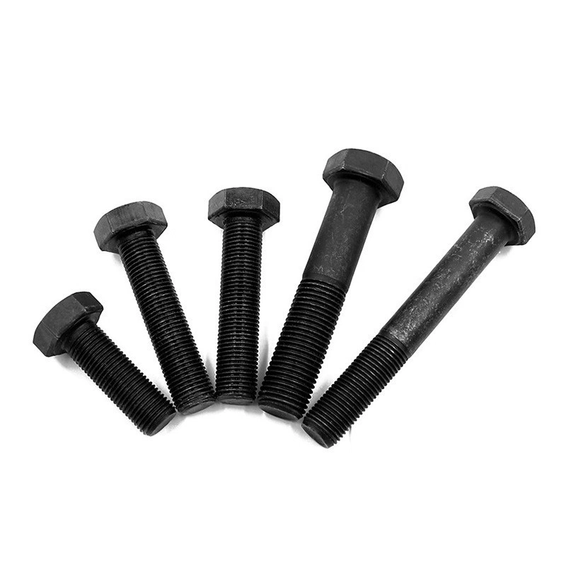 Grade 8.8 Blackened Fine-Thread Hex Head Bolts, M8 / M10 / M12 / M14 / M16 / M20