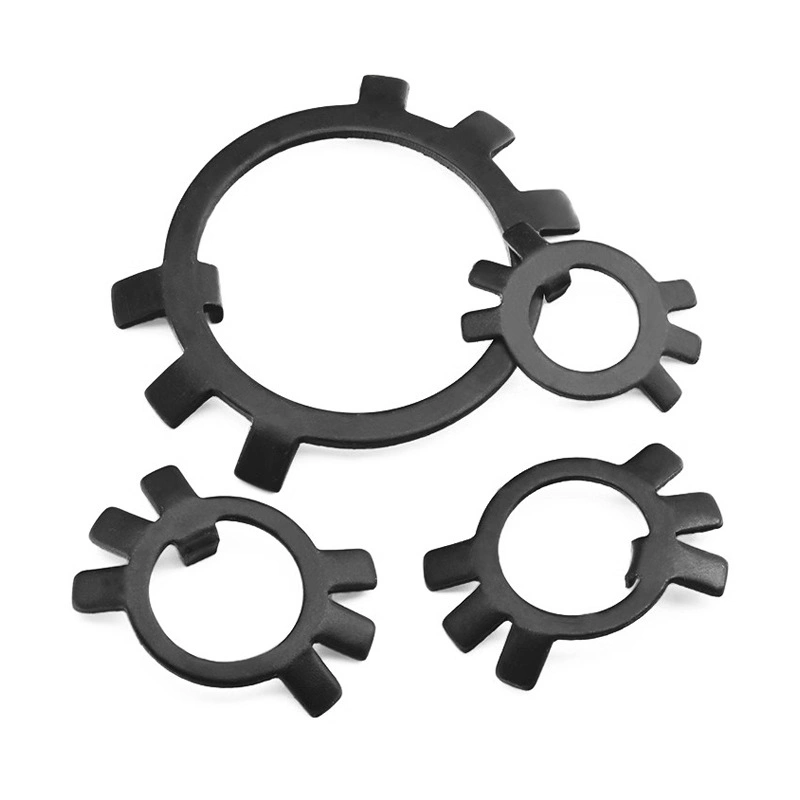 GB858 Six-Tab Lock Washers for Round Nuts, M10-M250