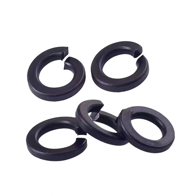 Grade 8 Blackened Stainless Steel Spring Washers, Japanese-Standard Type, M6 / M8 / M10 / M20