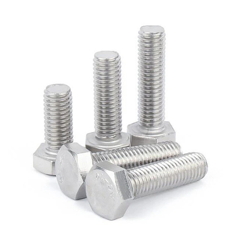201 Stainless Steel Hex Head Bolts, Full / Partial Thread, M6 / M8 / M10 / M12