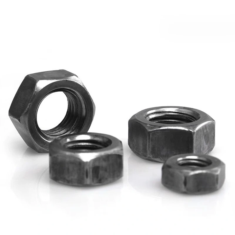 GB52 Plain Carbon Steel Hex Nuts, M4 / M6-M64