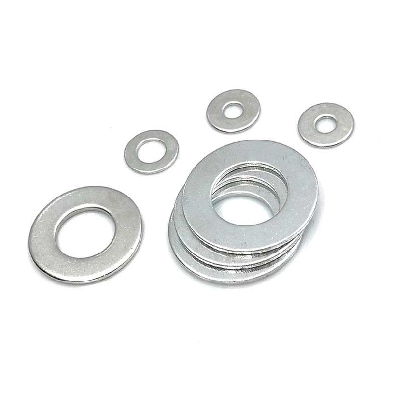 Grade 4 Zinc-Plated Carbon Steel Thin Flat Washers, M3 / M4 / M5 / M6 / M8