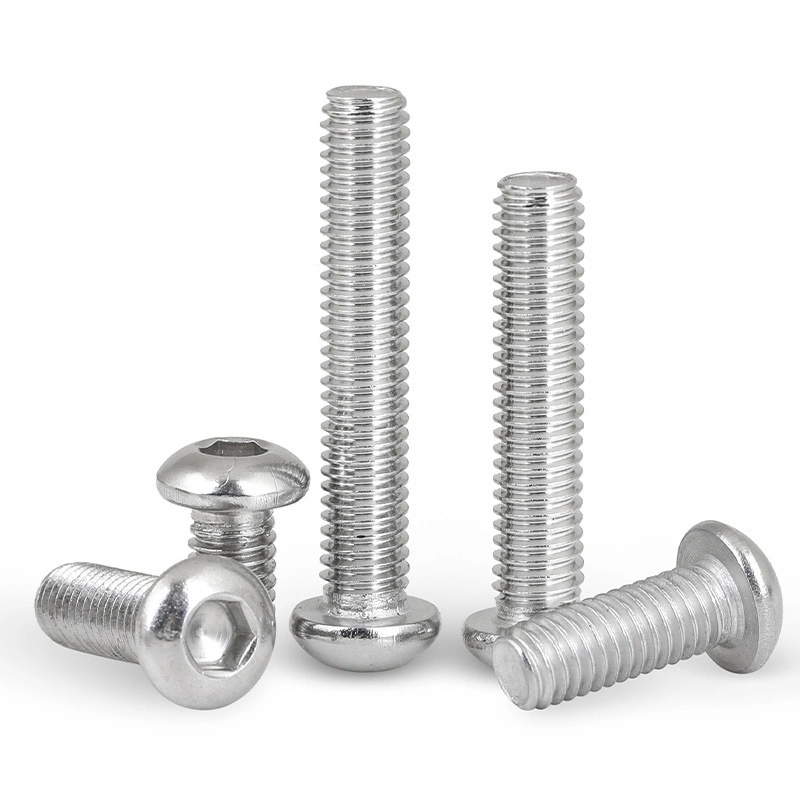 201 Stainless Steel Hex Socket Button Head Screws