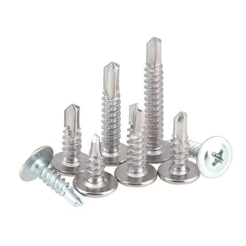 410 / 304 Stainless Steel Phillips Round Washer Head Self-Drilling Screws