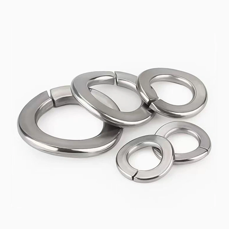 304 Stainless Steel / Zinc-Plated Carbon Steel Curved Spring Washers, DIN128