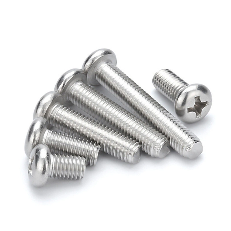 GB818 304 Stainless Steel Phillips Pan Head Machine Screws, Extended Lengths