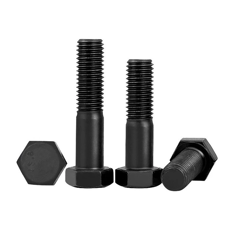 Grade 12.9 Blackened High-Strength Hex Head Bolts, M6/M8/M10