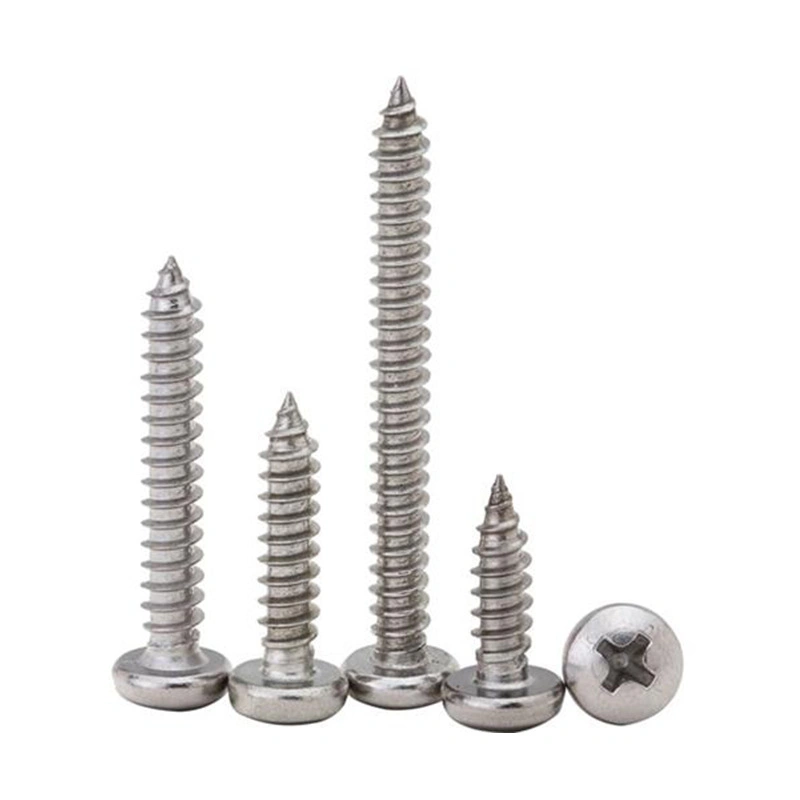 GB845 201 Stainless Steel Phillips Pan Head Self-Tapping Screws