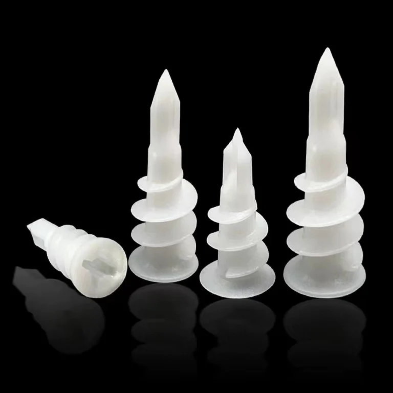 Gypsum Plate Wall Plugs Bolts High-Strength Sai. Steel POM Material Self-Tapping Type Expansion Anchor Screws Screw Rotate Full Threaded