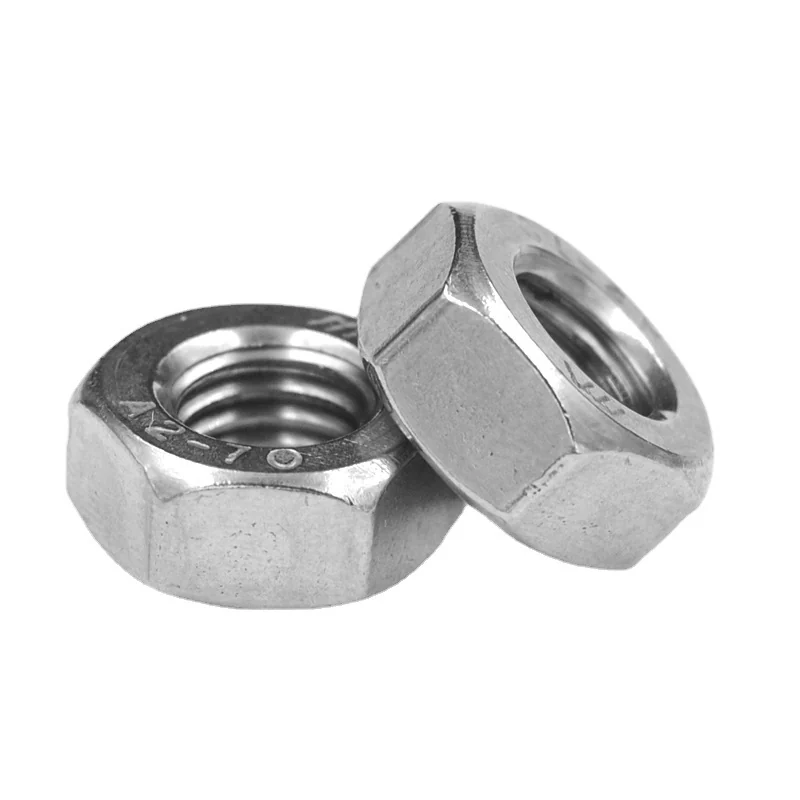 304 Stainless Steel Hex Nuts DIN934M6M8M10M12